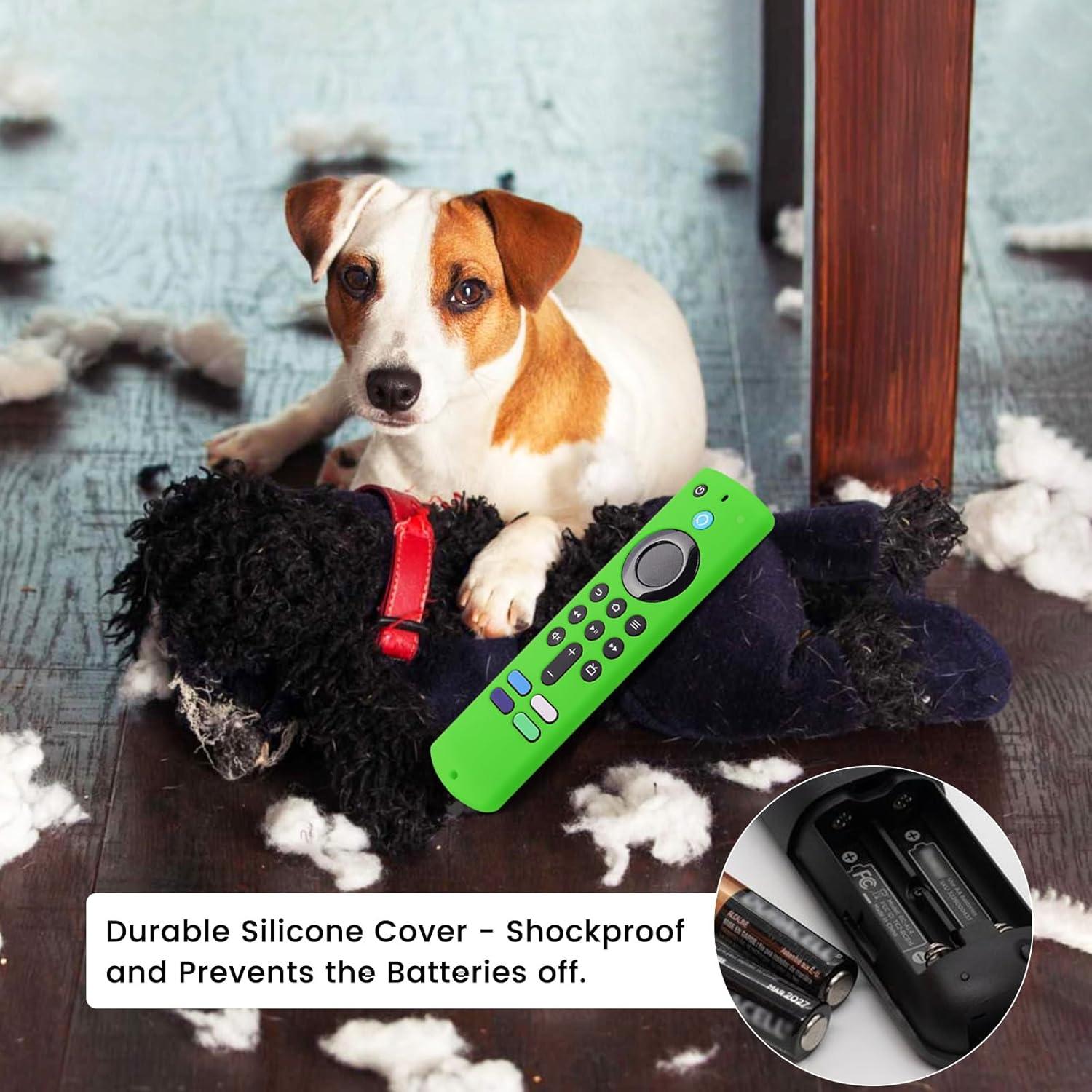 Funda Remota Brillante Verde y Azul para Lenovo FireTV Stick