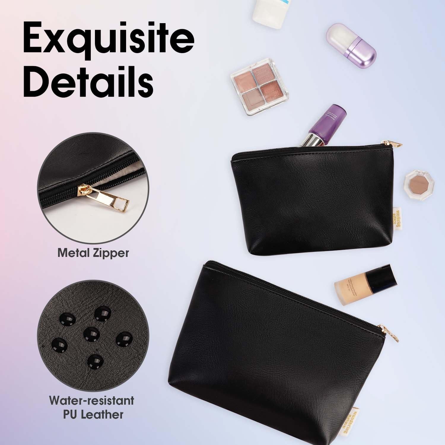 Bolsa de Maquillaje Wandering Nature 2 Paquetes Cuero Vegano