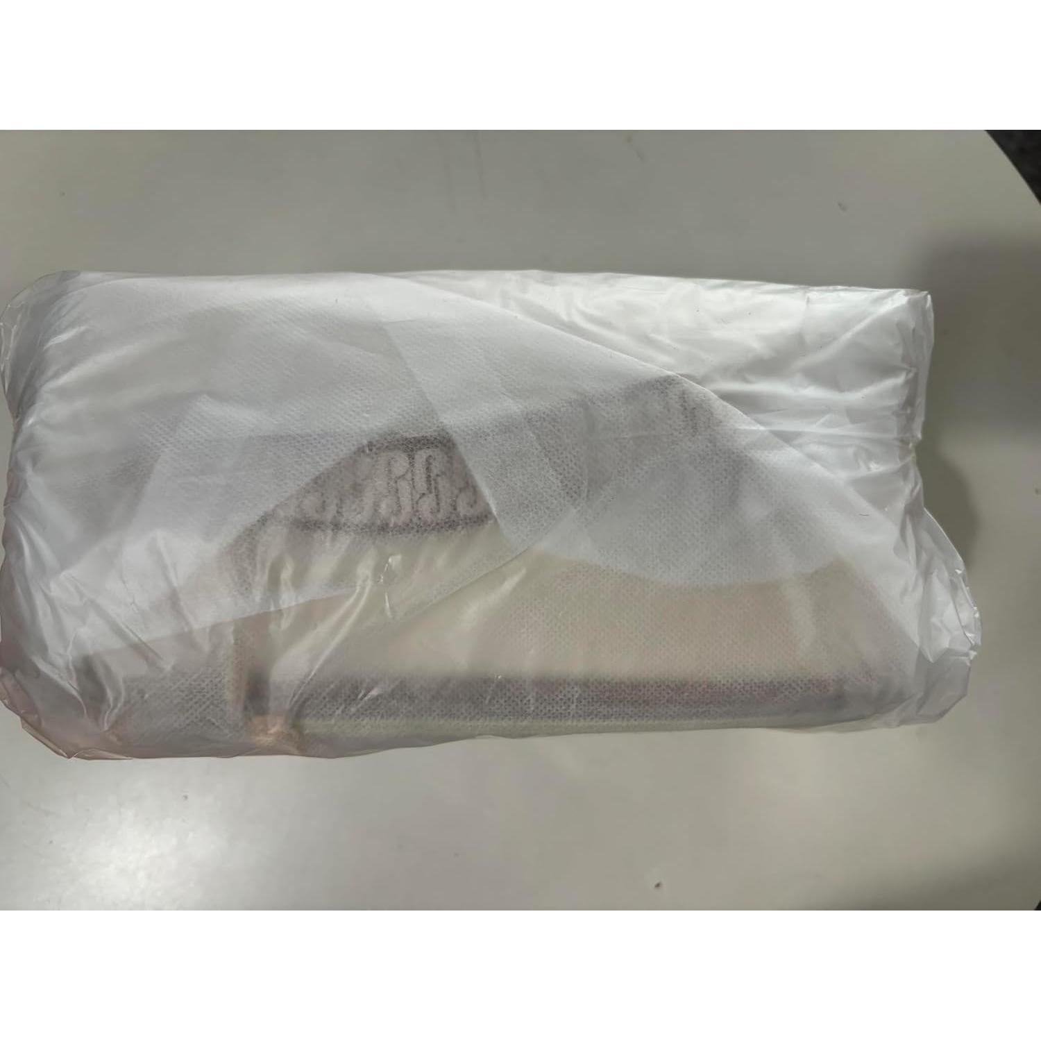 Bolsa de Maquillaje Prite Mediana Beige Impermeable de Cuero Vegano