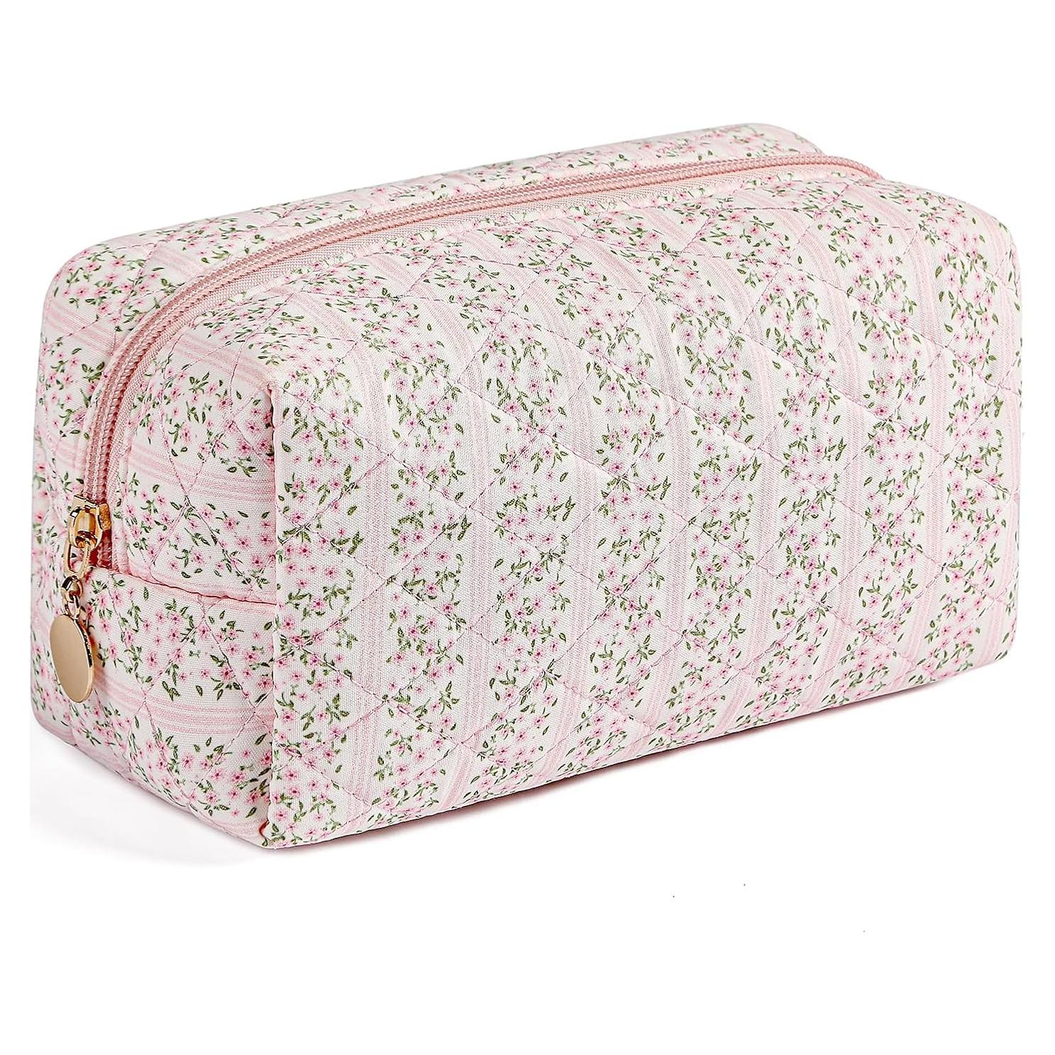 Bolsa de Maquillaje de Viaje HHQQWZ Rosa 23x11x11 cm