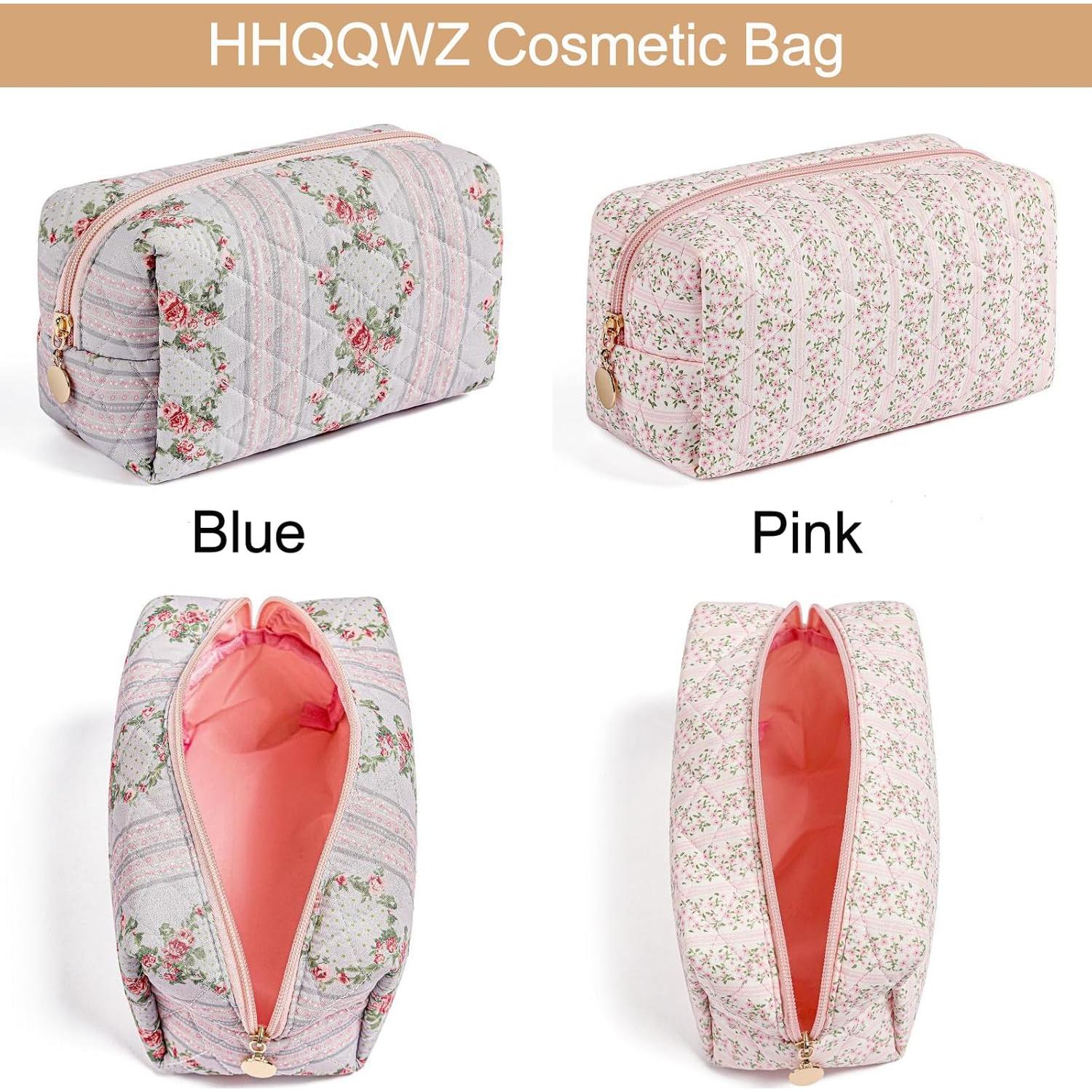 Bolsa de Maquillaje de Viaje HHQQWZ Rosa 23x11x11 cm