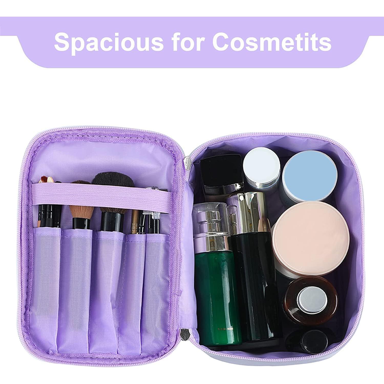 Bolsa de Maquillaje Meiyuuo Lavanda Claro Impermeable 22.86x15.24cm