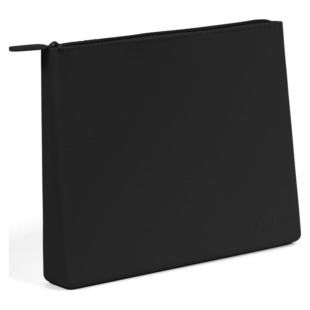 Bolsa de Maquillaje de Silicona MAKUP Negra 17.8x3.8x22.9cm