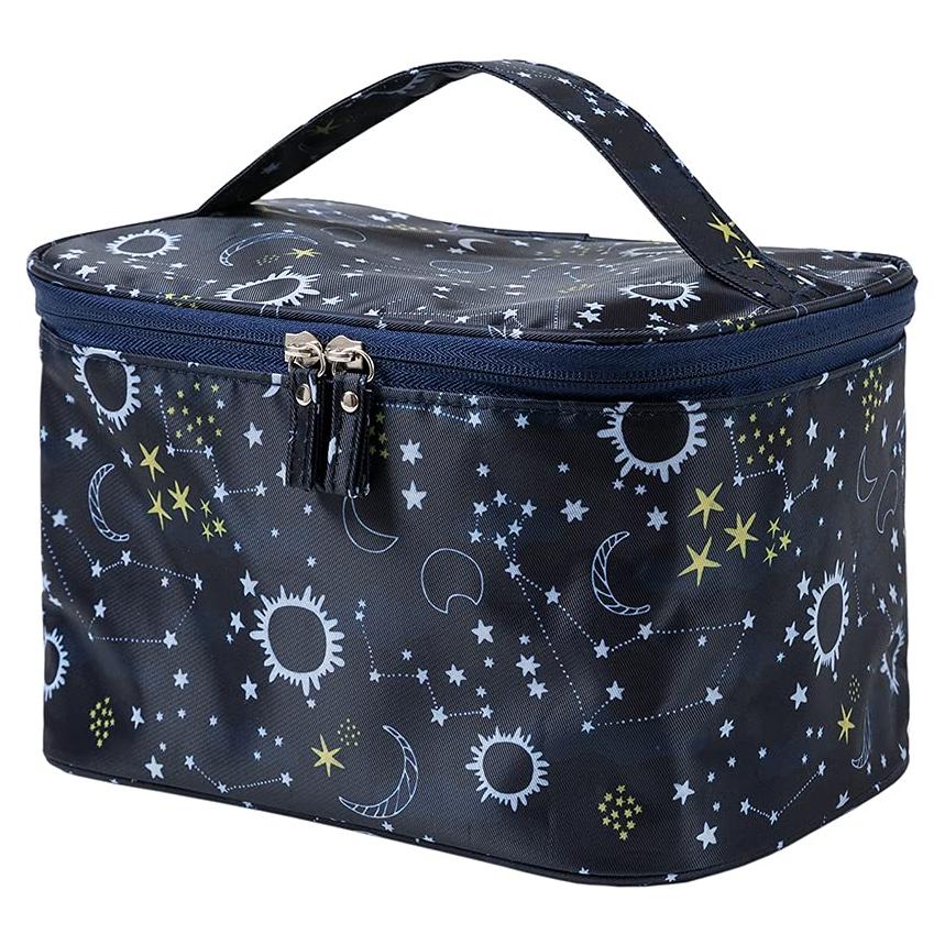Bolsa de Maquillaje HOYOFO Cielo Estrellado Organizador 24.5x16x15 cm