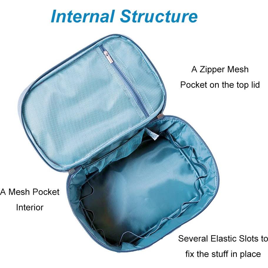 Bolsa de Maquillaje HOYOFO Cielo Estrellado Organizador 24.5x16x15 cm