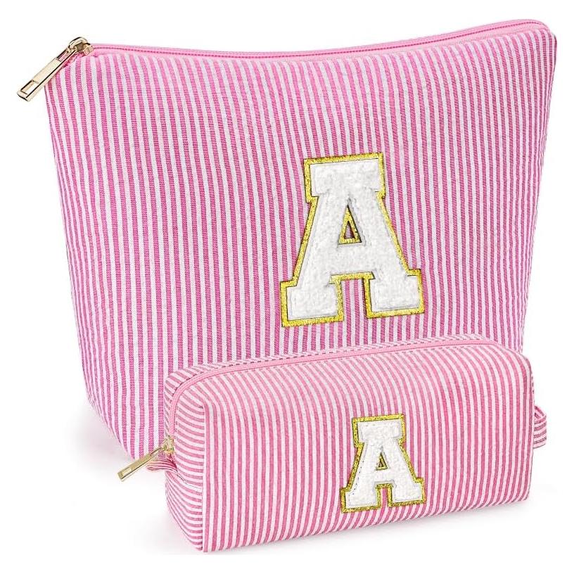 2 Bolsas de Maquillaje Rosa para Mujeres - Viaje y Aseo