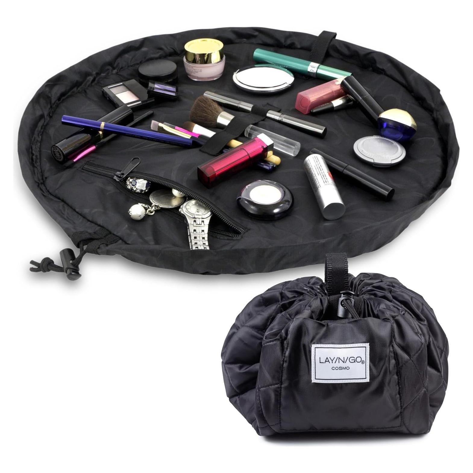 Bolsa de Cosméticos Lay-n-Go Cosmo 50.8 cm Negra Lavable
