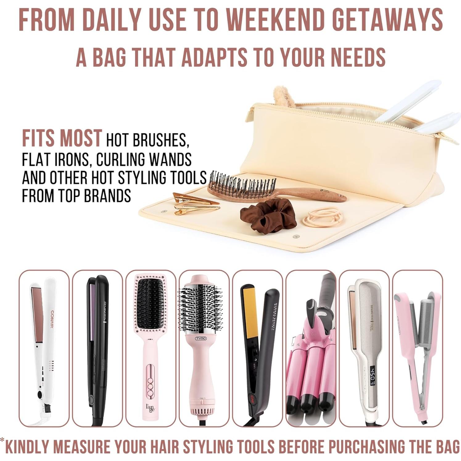 Bolsa de Viaje para Herramientas de Cabello Barefoot Caribou 2 en 1