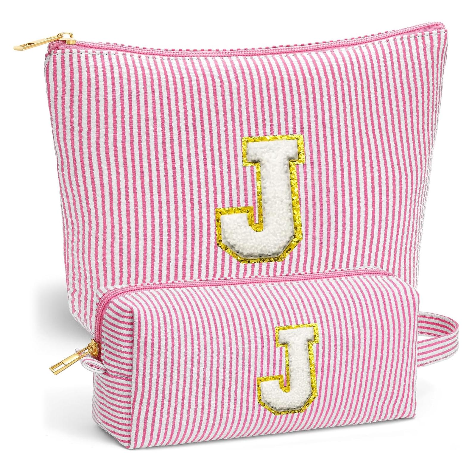 Bolsa de Aseo Portátil Rosa para Mujeres - Set de Maquillaje de Viaje