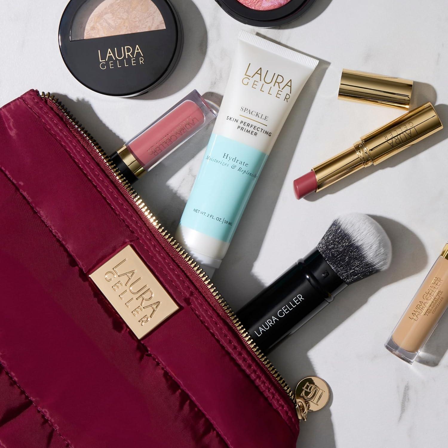 Bolsa de Maquillaje Quilted Laura Geller Burdeos con Estuche