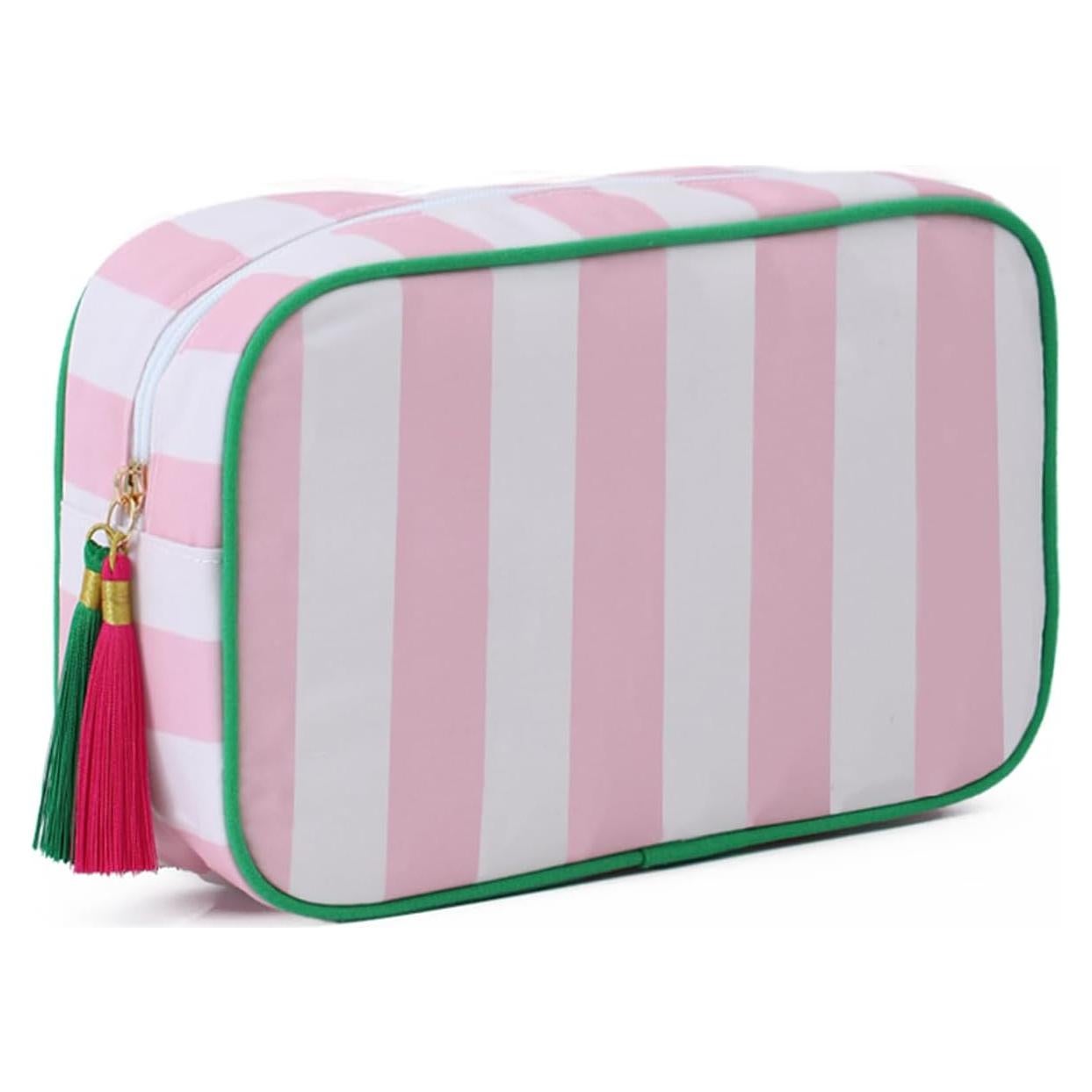 Bolsa de Maquillaje Grande EMBRUNIOICE Rayas 23.9x15.5cm