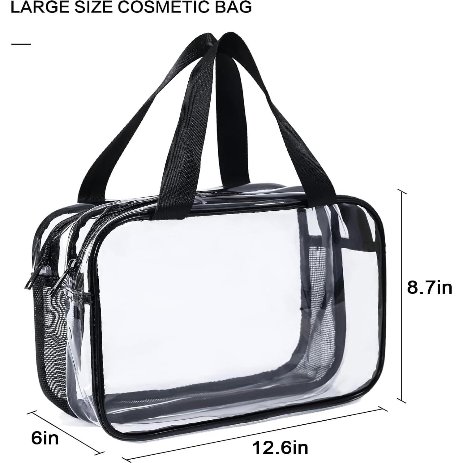Bolsa de Aseo Transparente Auseibeely Grande Impermeable