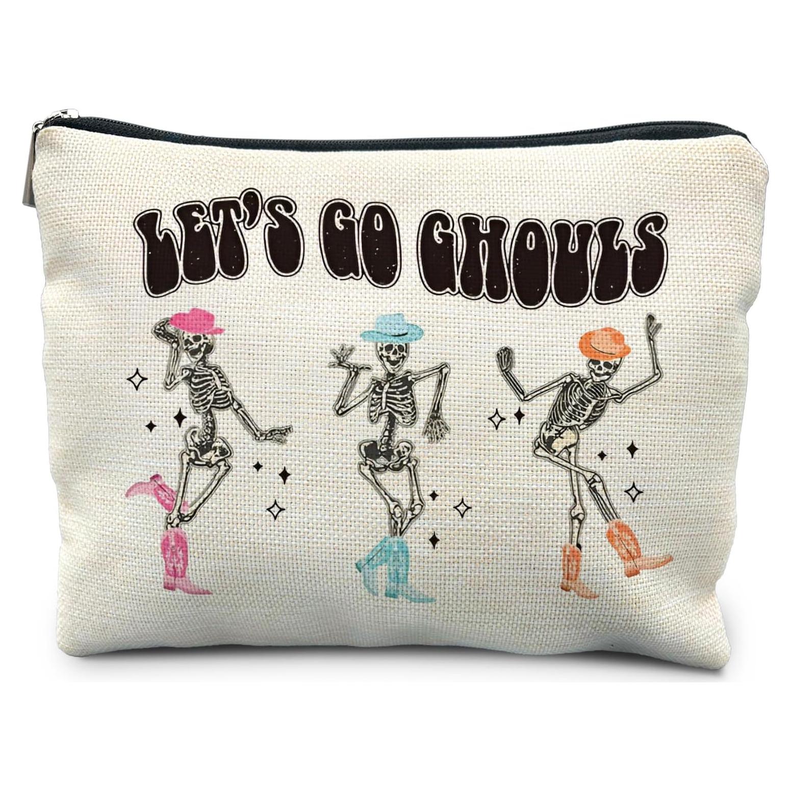 Bolsa de Maquillaje Halloween RYYCDOI 25.4x19.05cm Gótica