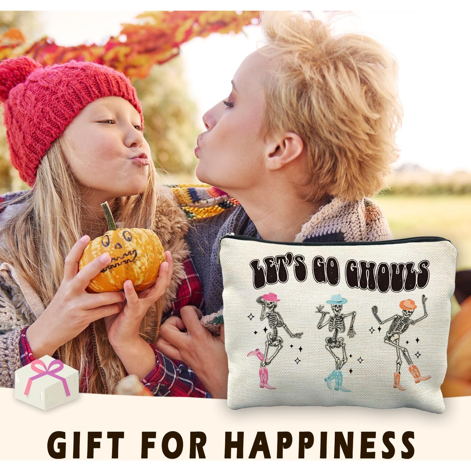 Bolsa de Maquillaje Halloween RYYCDOI 25.4x19.05cm Gótica