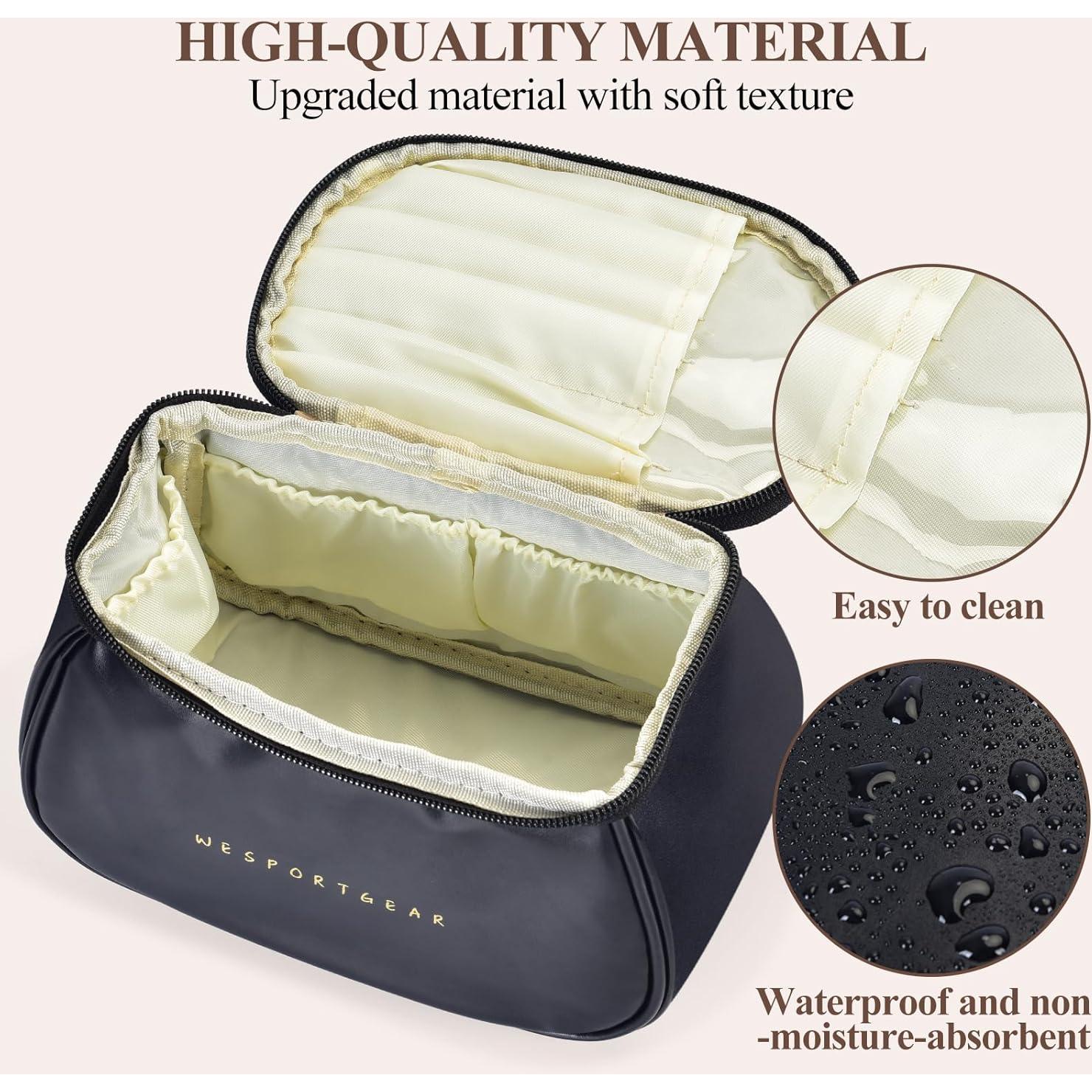 Bolsa de Maquillaje de Viaje WESPORT GEAR Negra Impermeable