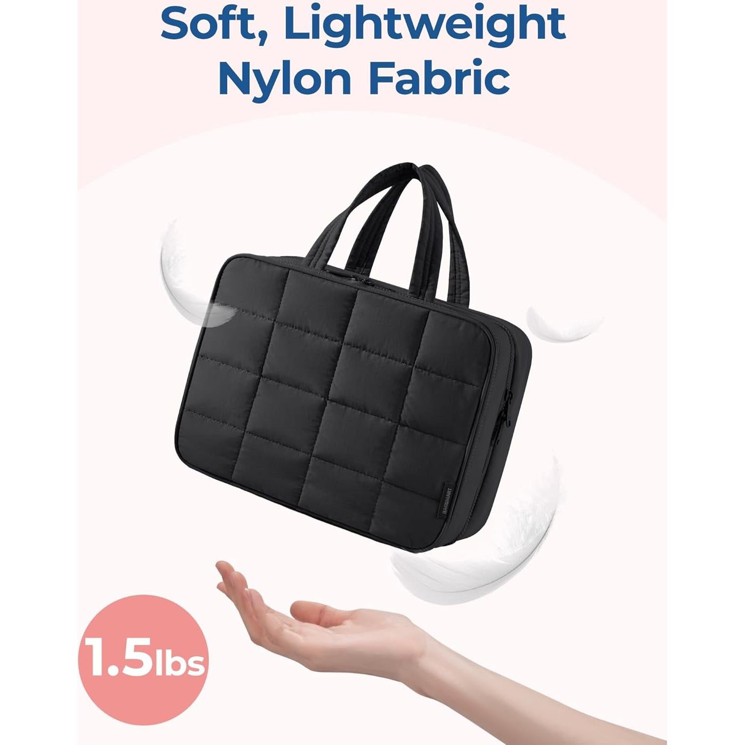 Bolsa de Aseo Colgante BAGSMART Grande Negra 30.99x11.94x22.95 cm