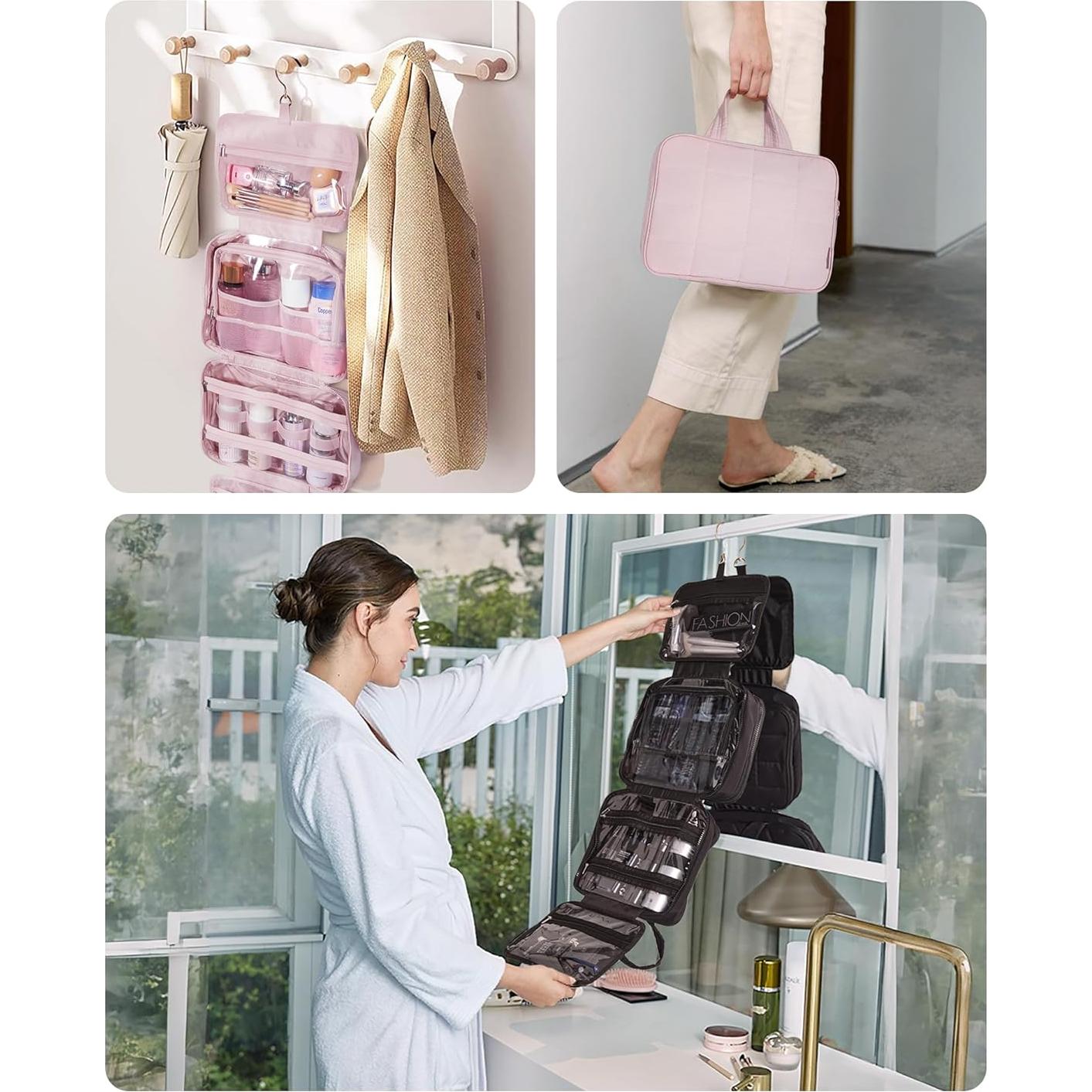 Bolsa de Aseo Colgante BAGSMART Grande Negra 30.99x11.94x22.95 cm