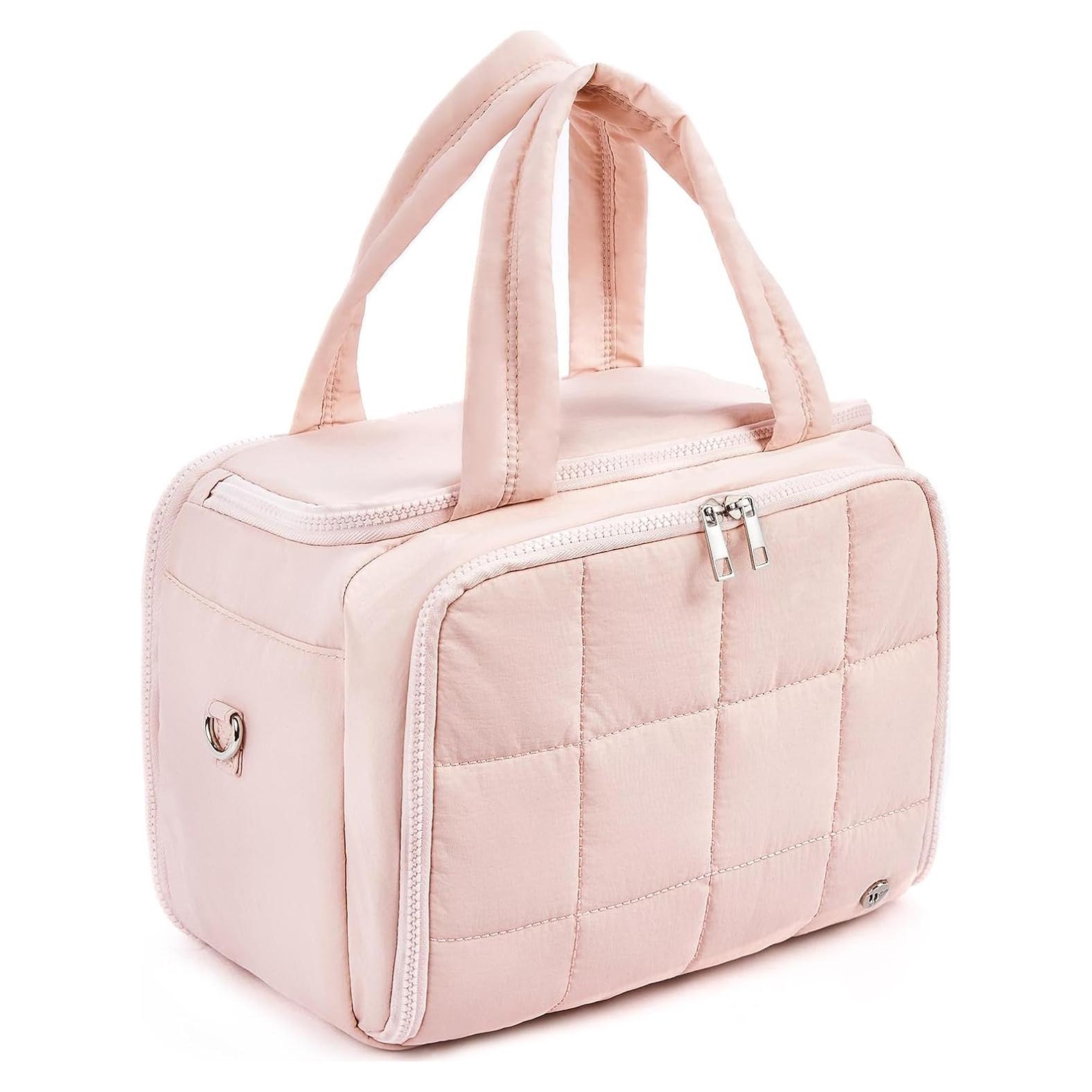 Bolsa de Aseo Grande WESTBRONCO Rosa con Organizador de Joyería