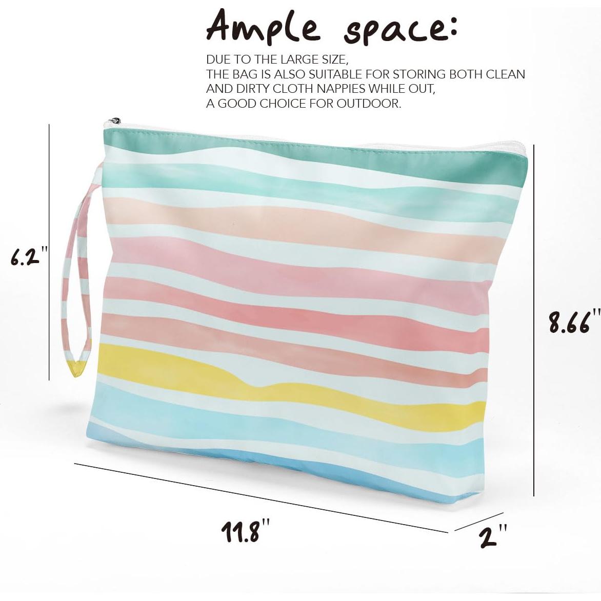 Bolsa Impermeable Fokongna OceanSea 30x22 cm para Cosméticos