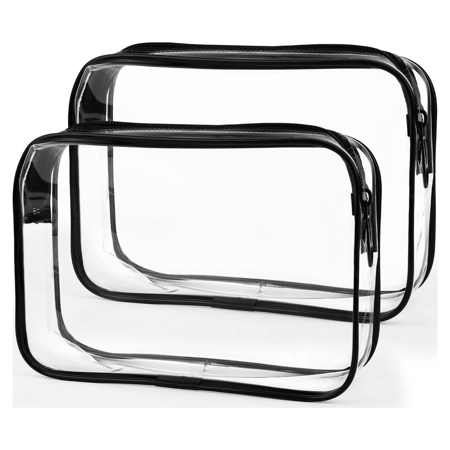 Bolsa de Aseo Aprobada por TSA Wedama 2 Paquete Negro 19.1x14 cm