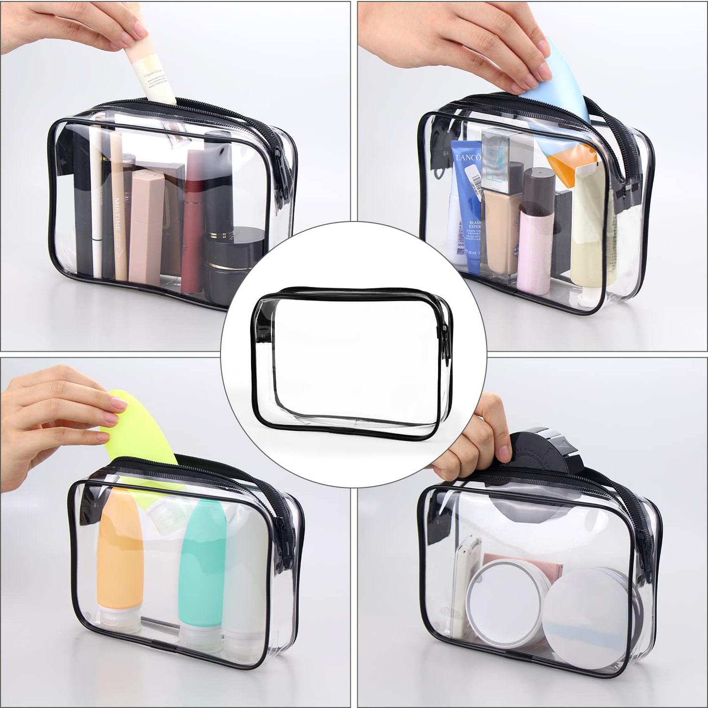 Bolsa de Aseo Aprobada por TSA Wedama 2 Paquete Negro 19.1x14 cm