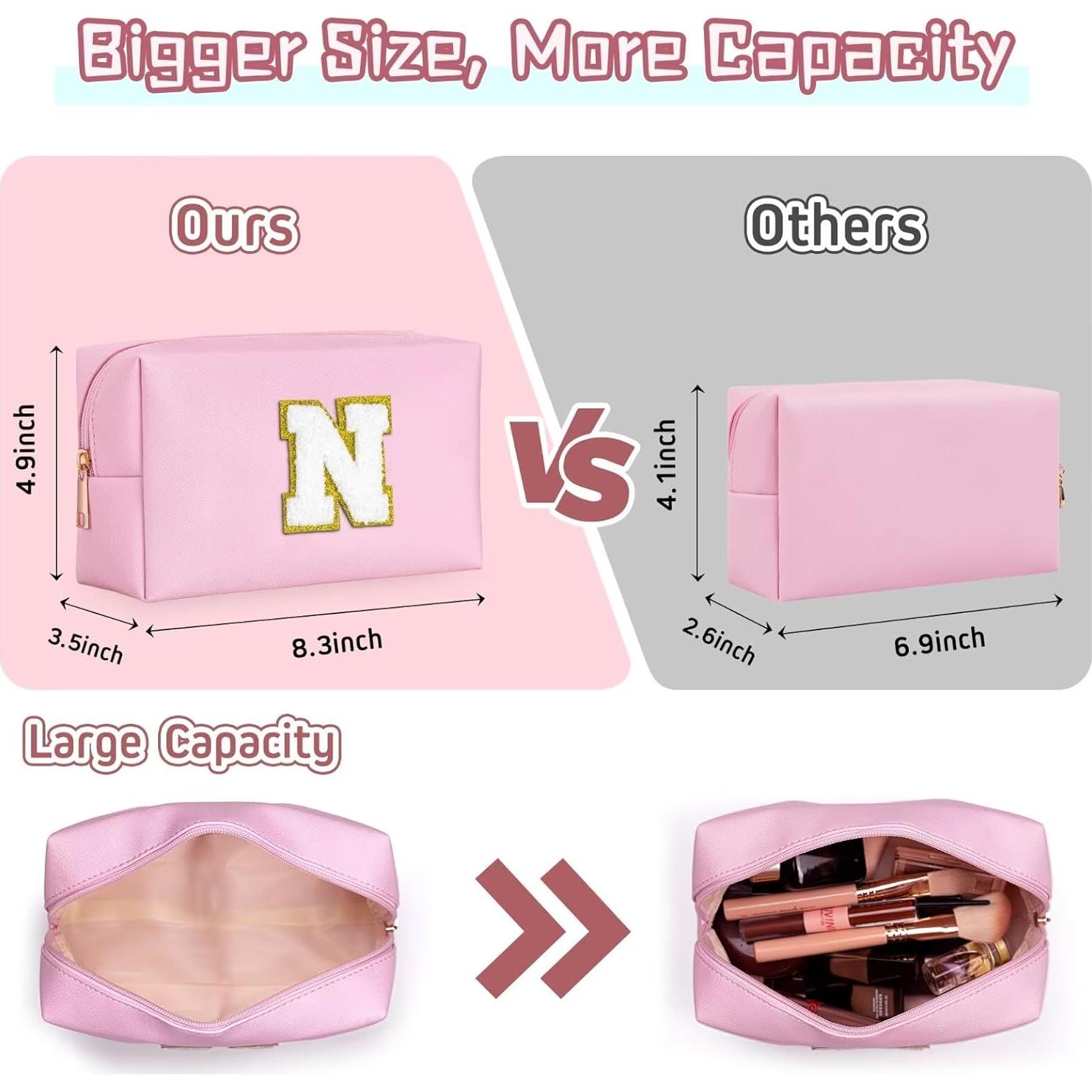 Bolsa de Maquillaje Impermeable Topeast Rosa 21.1x8.9x12.4 cm