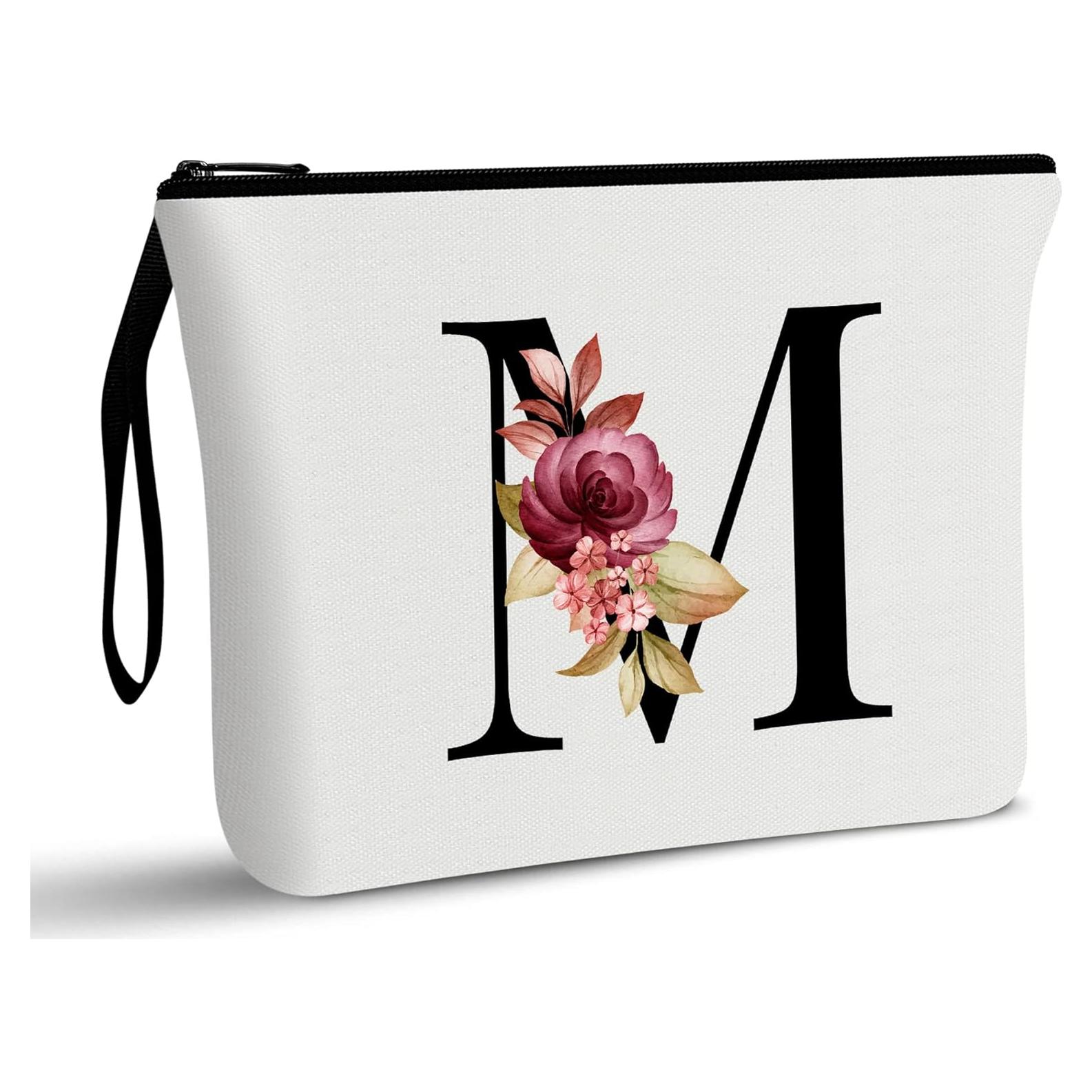 Bolsa de Maquillaje Personalizada Vavabox A-Z Blanca 24x16 cm