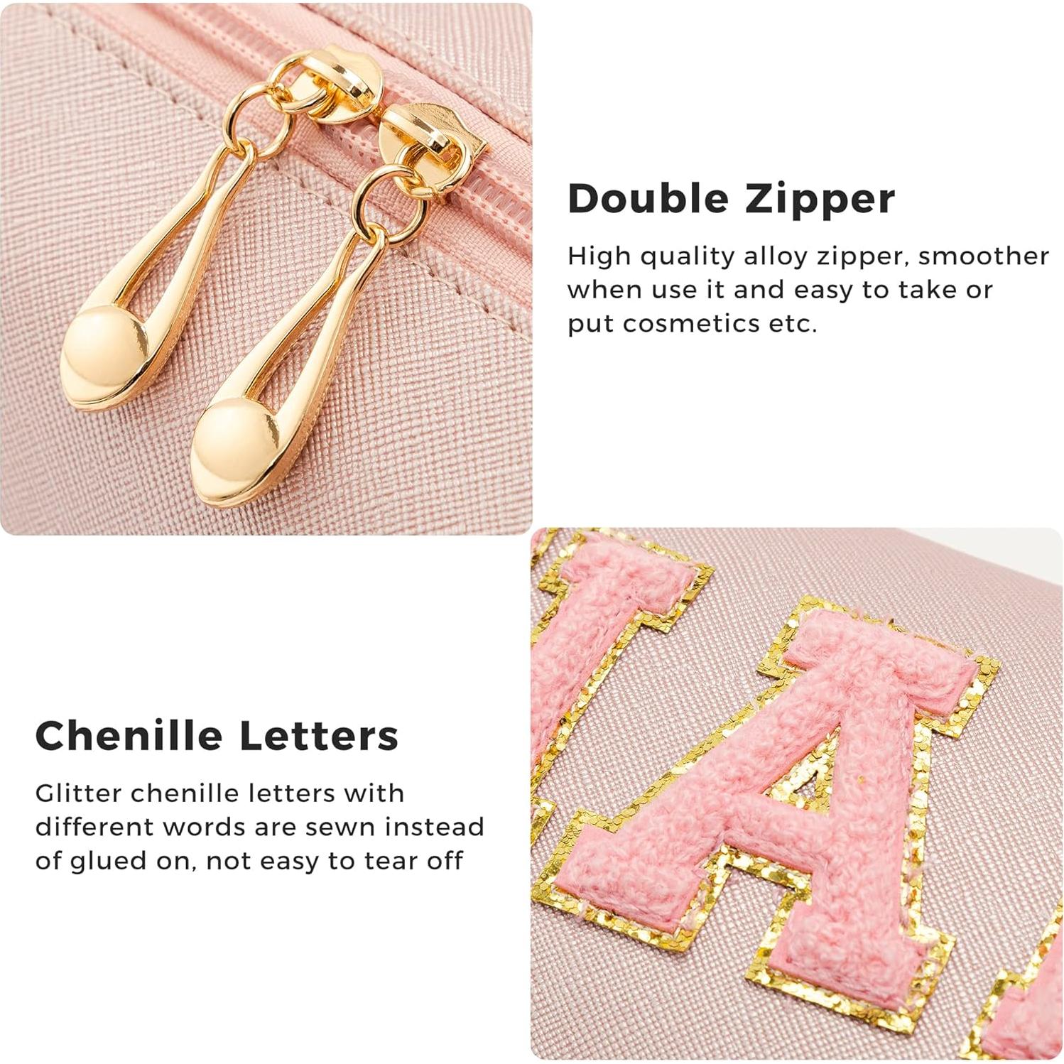 Bolsa de Maquillaje Preppy HBselect - Organizador Cosmético 20x13cm