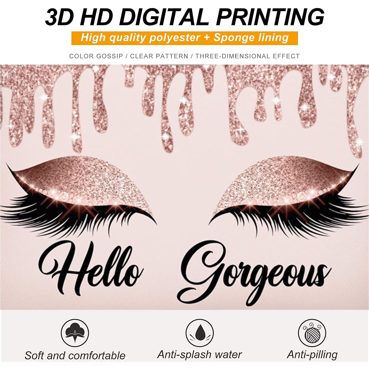 Bolsa de Maquillaje Rosa Baobeily 22x14 cm Organizador Viaje