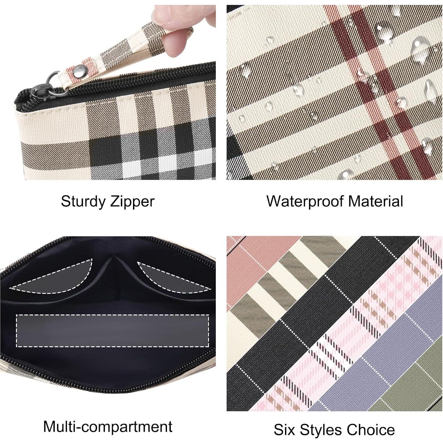 Estuche de Maquillaje MAANGE Caqui - Bolsa Cosmética de Viaje