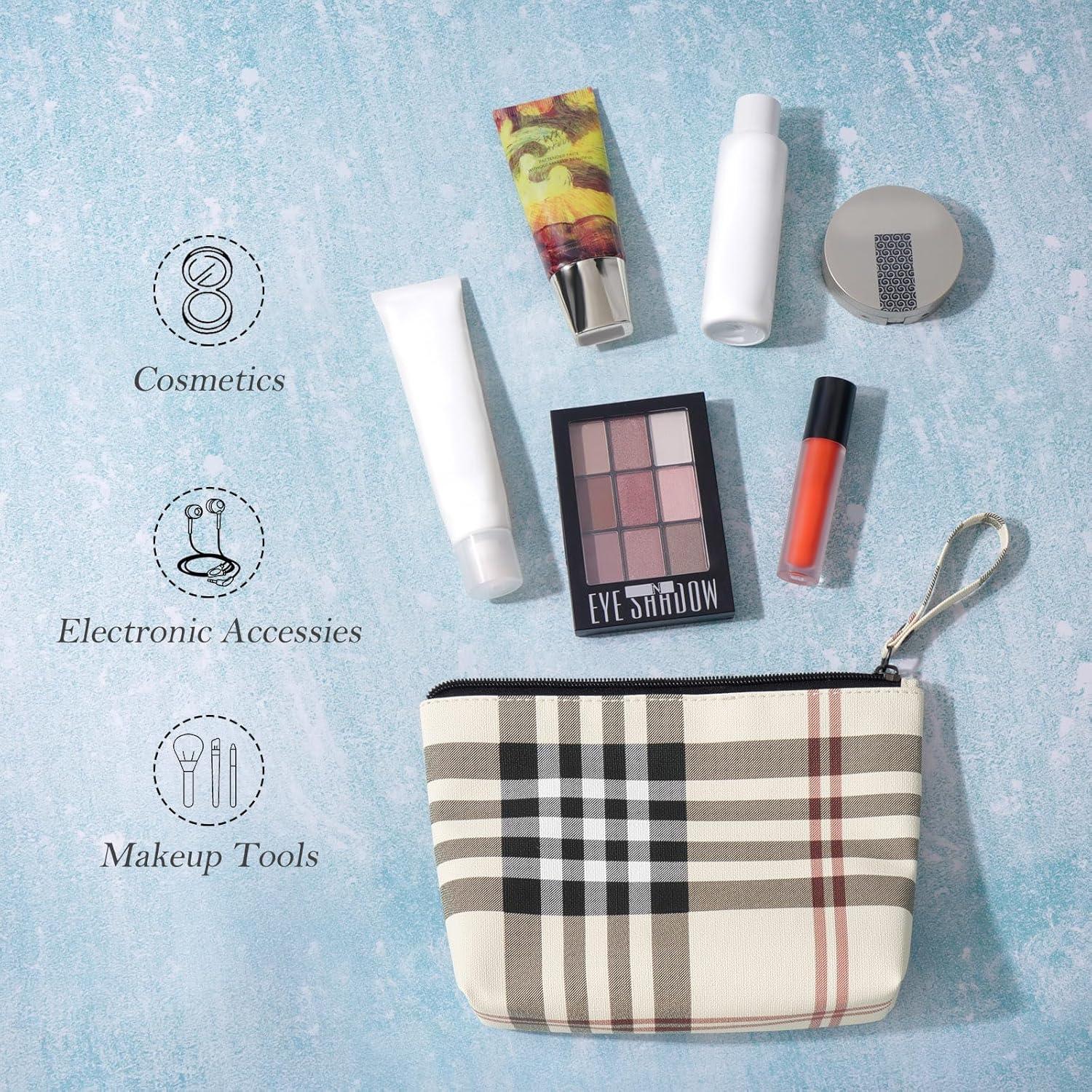 Estuche de Maquillaje MAANGE Caqui - Bolsa Cosmética de Viaje