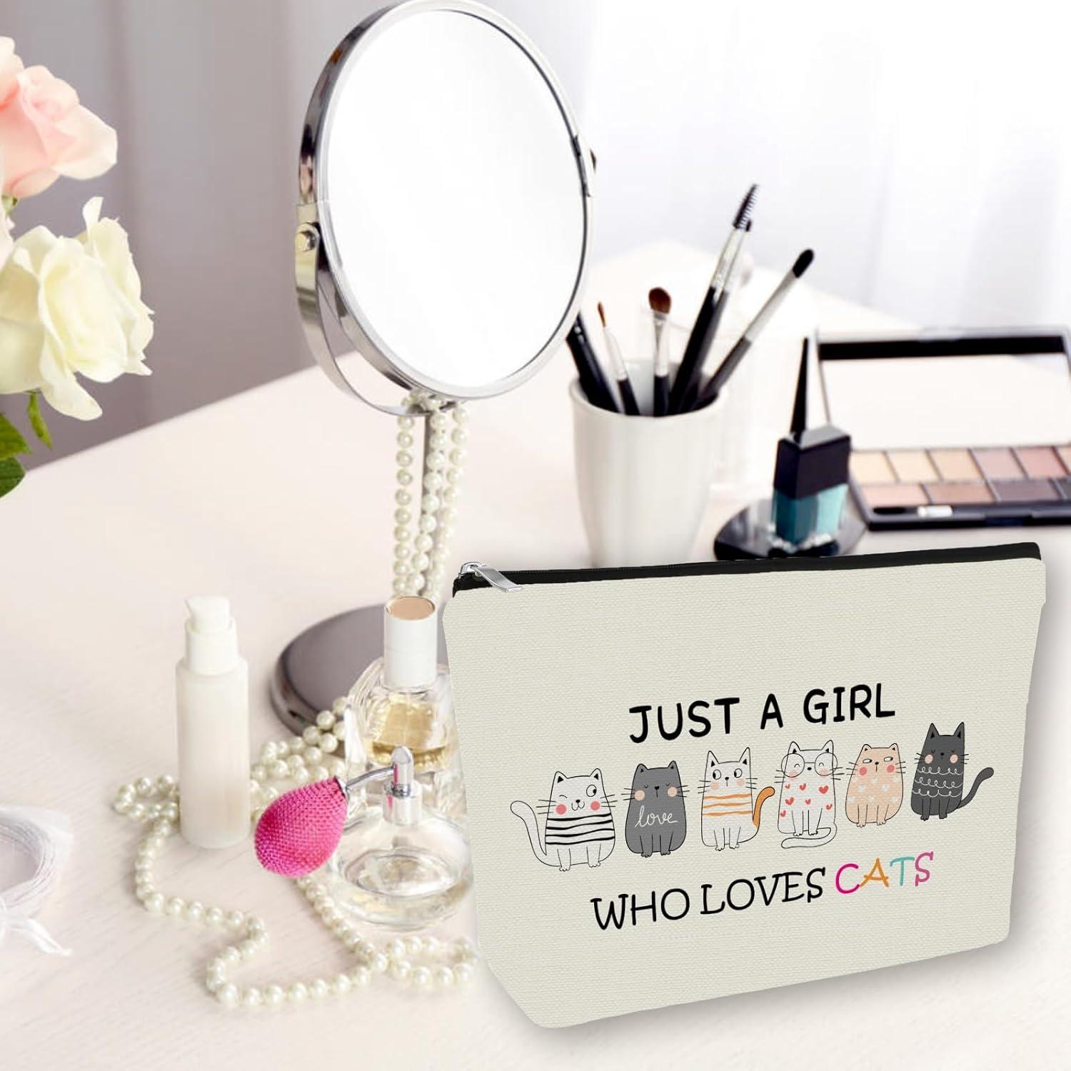 Bolsa de Maquillaje Gato Girlly-G5800 24.9x18cm Impermeable