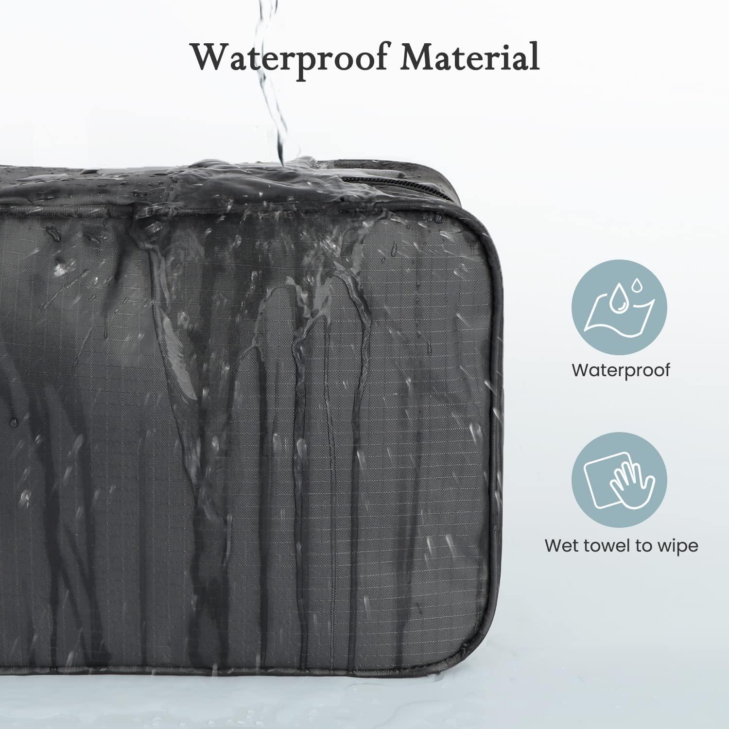 Bolsa de Aseo Colgante Maliton Negra 28.4x19.3cm Impermeable