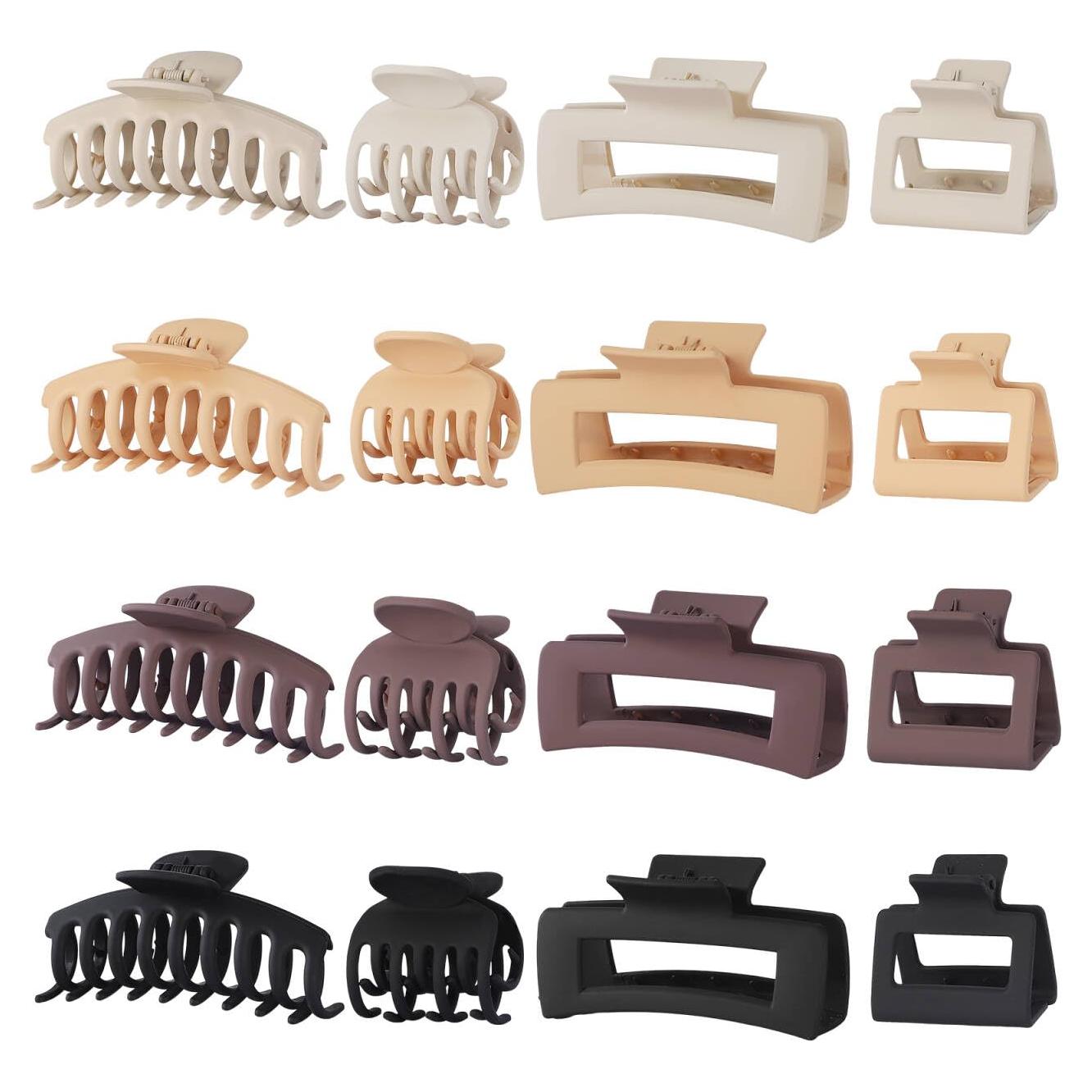 Garras y Clips de Cabello NEW LIVE - Antideslizantes, 16 Piezas