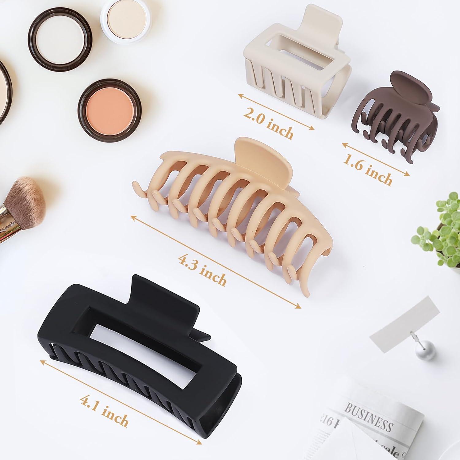 Garras y Clips de Cabello NEW LIVE - Antideslizantes, 16 Piezas