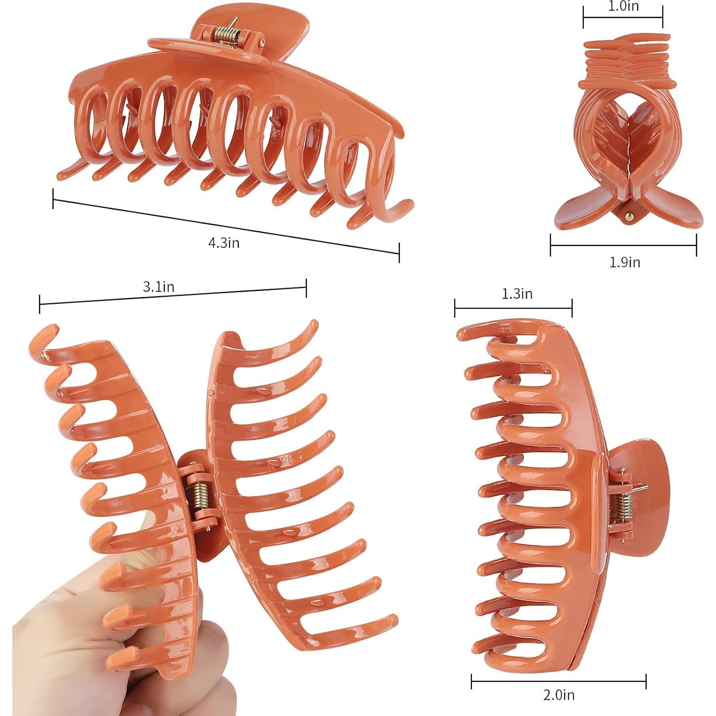 Paquete de 12 Clips de Garra Grandes NEW LIVE 10.4 cm