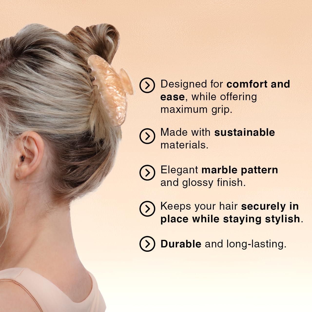 Clip de Garra Grande Kitsch de Plástico Reciclado - Rubia