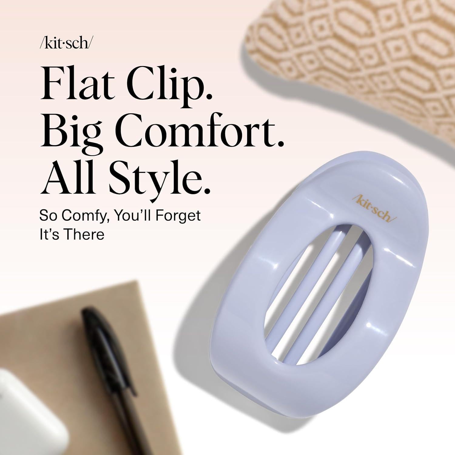 Clip de Garra Plano Kitsch Mediano Brisa de Hortensia