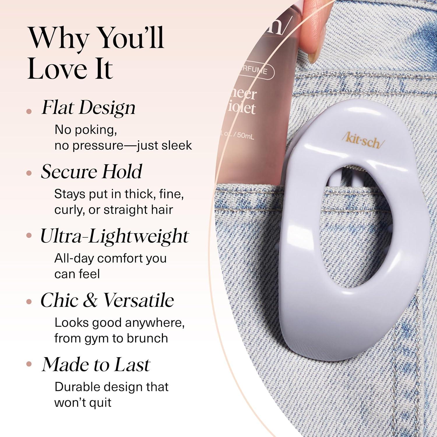 Clip de Garra Plano Kitsch Mediano Brisa de Hortensia