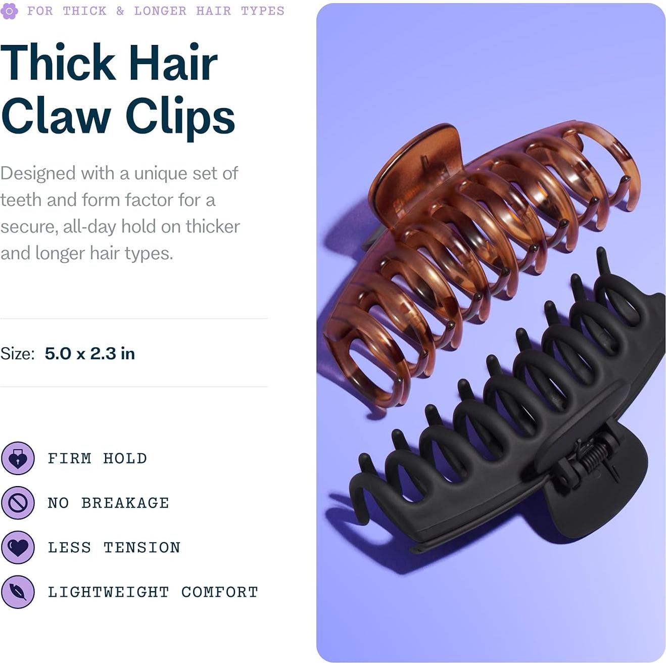 Clips de Garra Gimme Beauty para Cabello Grueso - Antideslizantes