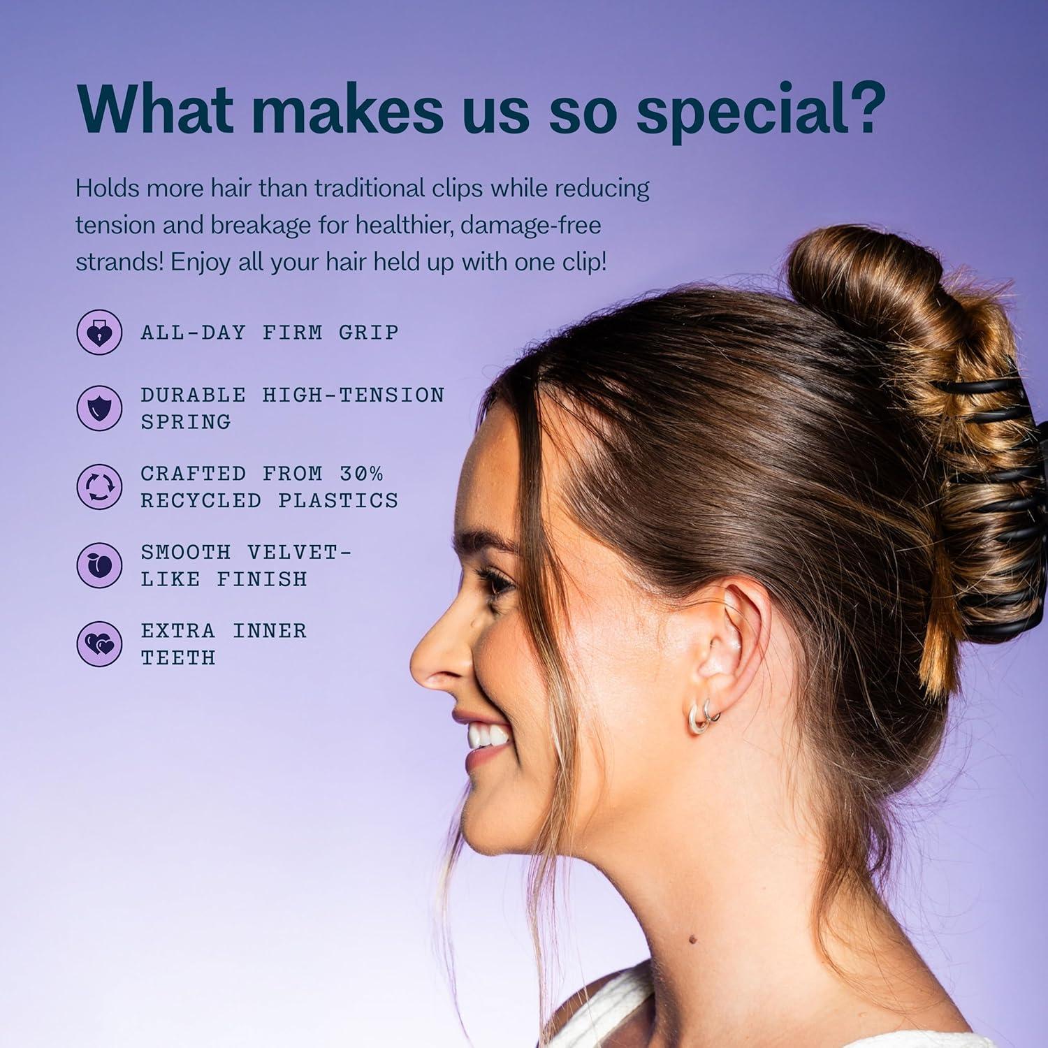 Clips de Garra Gimme Beauty para Cabello Grueso - Antideslizantes