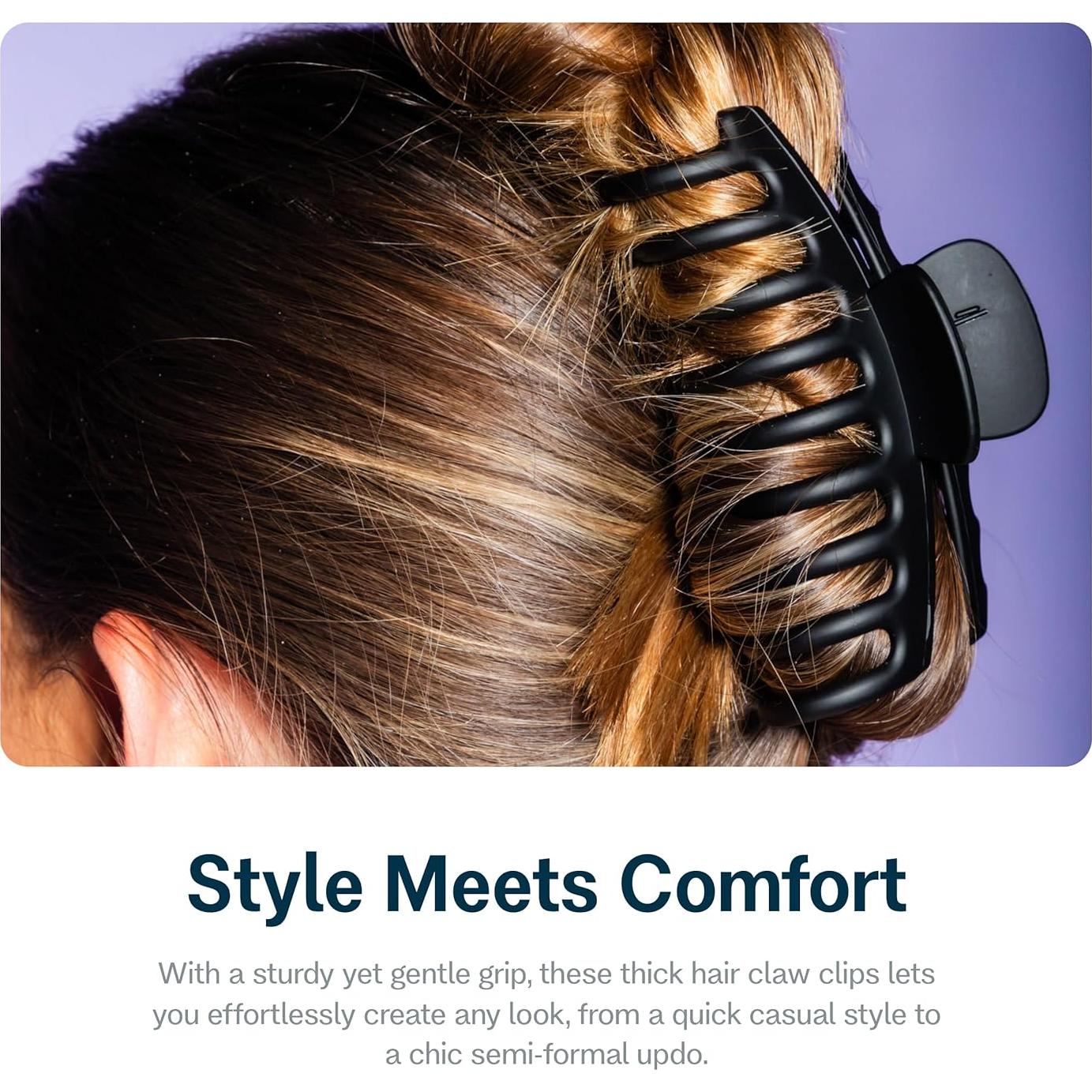 Clips de Garra Gimme Beauty para Cabello Grueso - Antideslizantes