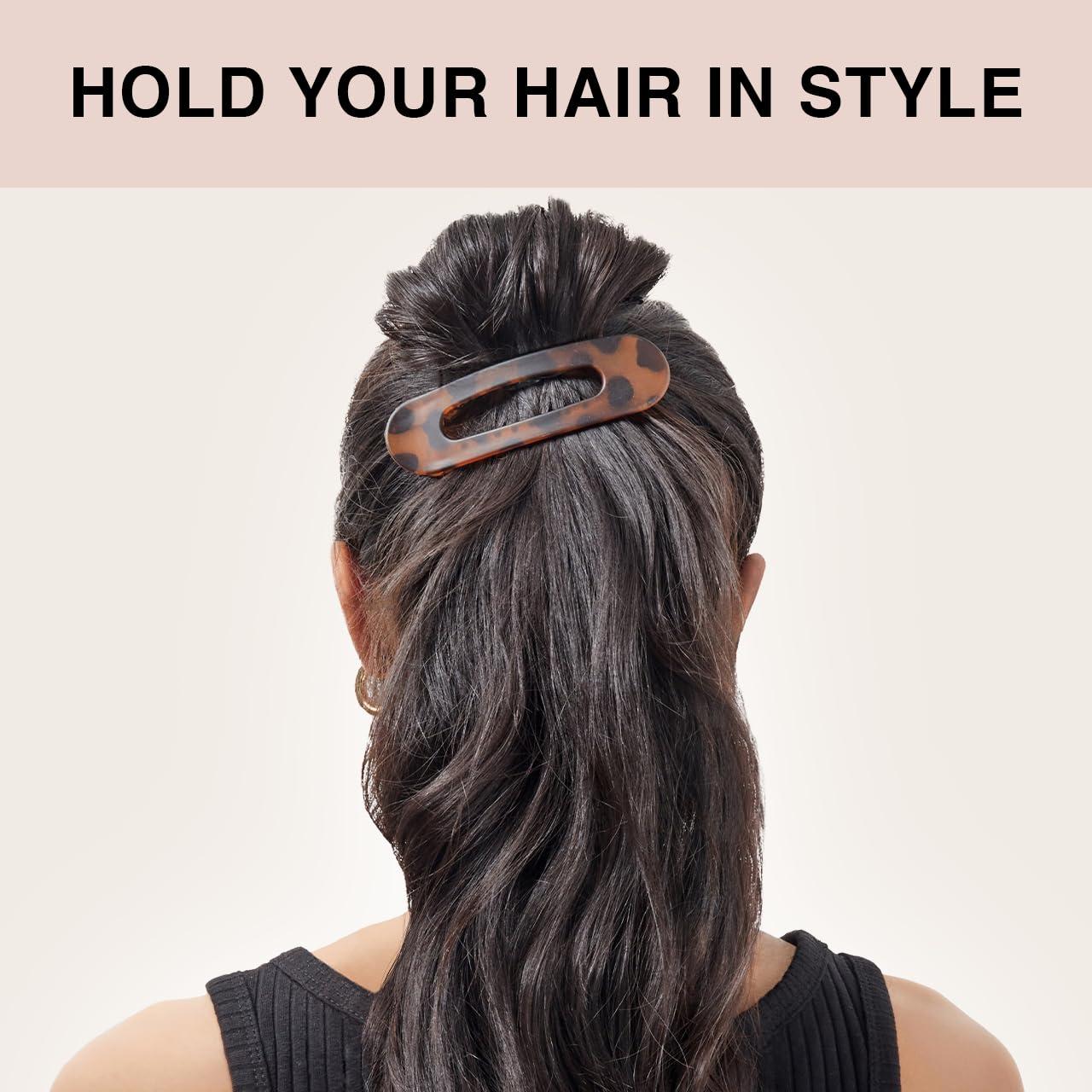 Pinzas Planas Kitsch 2pc - Fuerte Sujeción y Diseño Cómodo