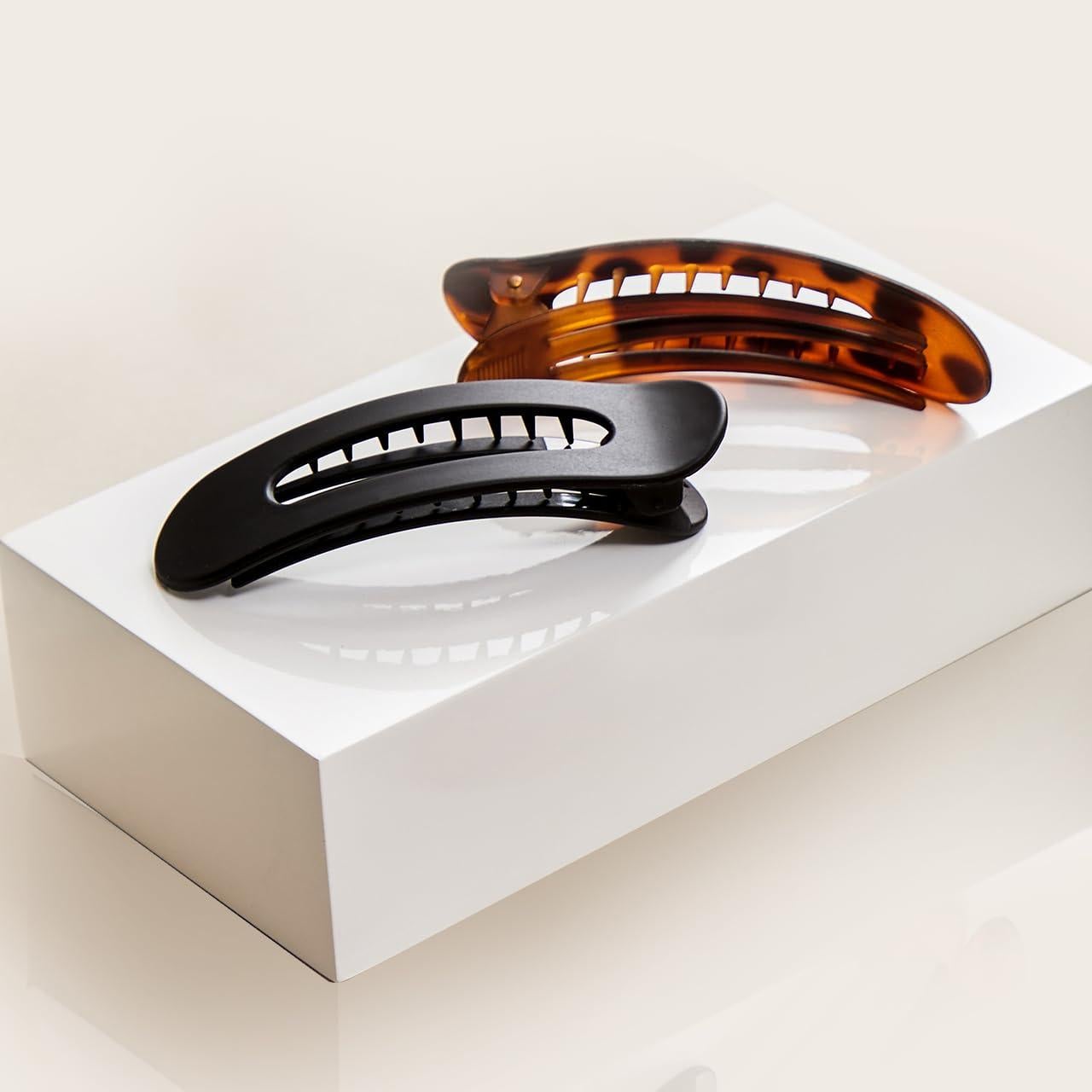 Pinzas Planas Kitsch 2pc - Fuerte Sujeción y Diseño Cómodo