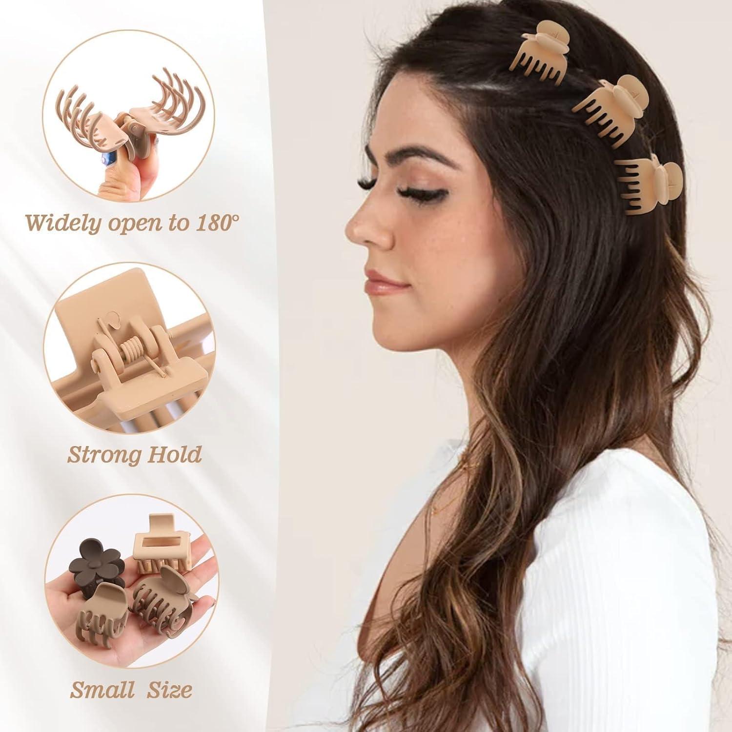 16 Clips de Garra para Cabello Unbednigt - Duraderos y Antideslizantes