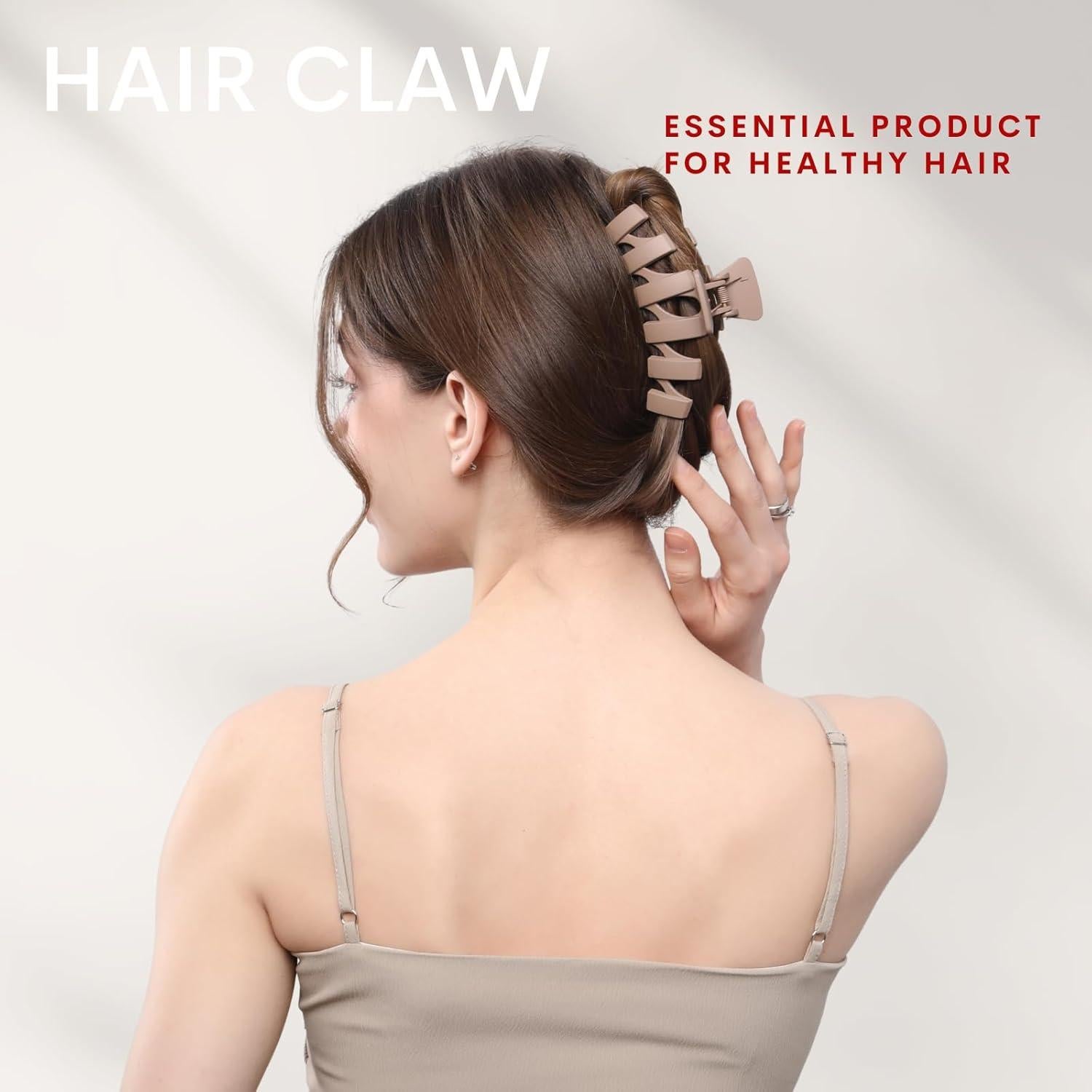 Paquete de 8 Clips de Garra Grandes CENTSTAR Antideslizantes