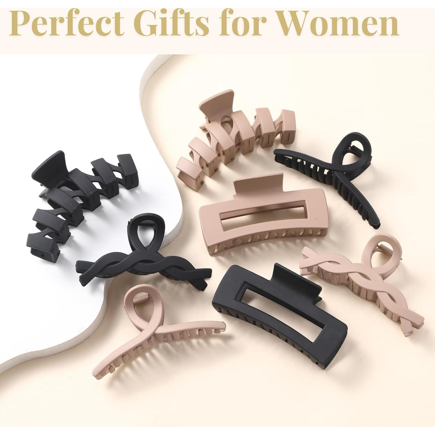 Paquete de 8 Clips de Garra Grandes CENTSTAR Antideslizantes