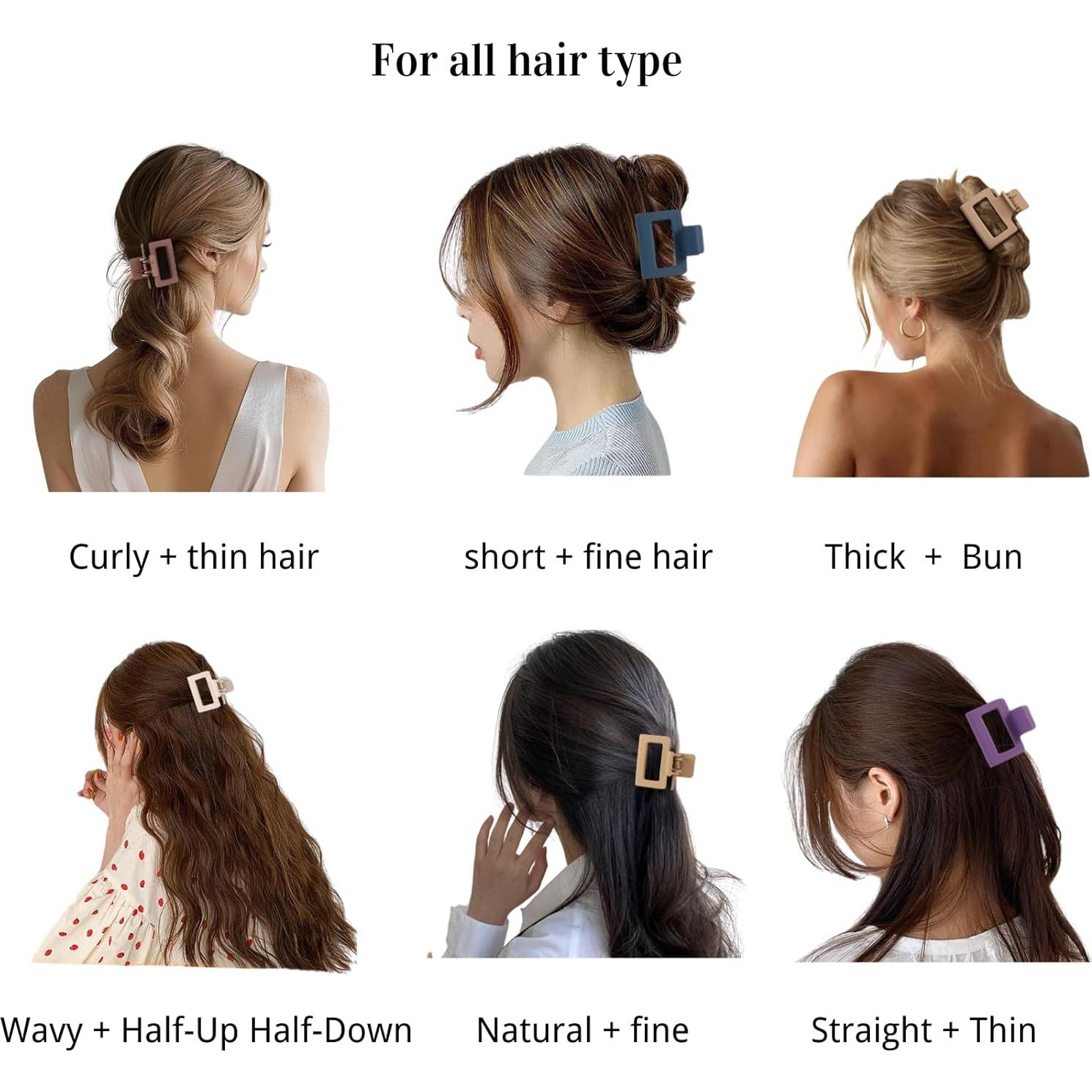 Clips de Garra Medianos HQ-SITE - 16 Colores Antideslizantes