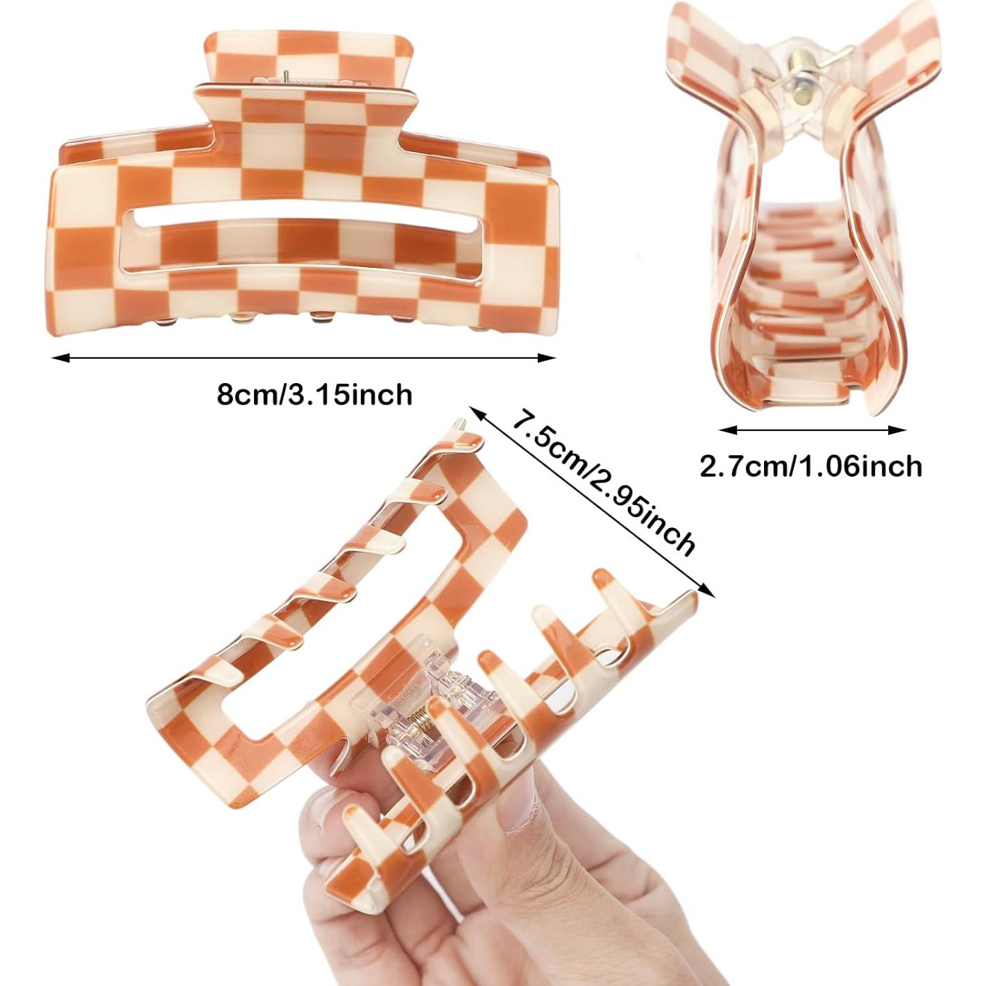 Pinzas para el cabello Paderison 6 piezas multicolores Y2K