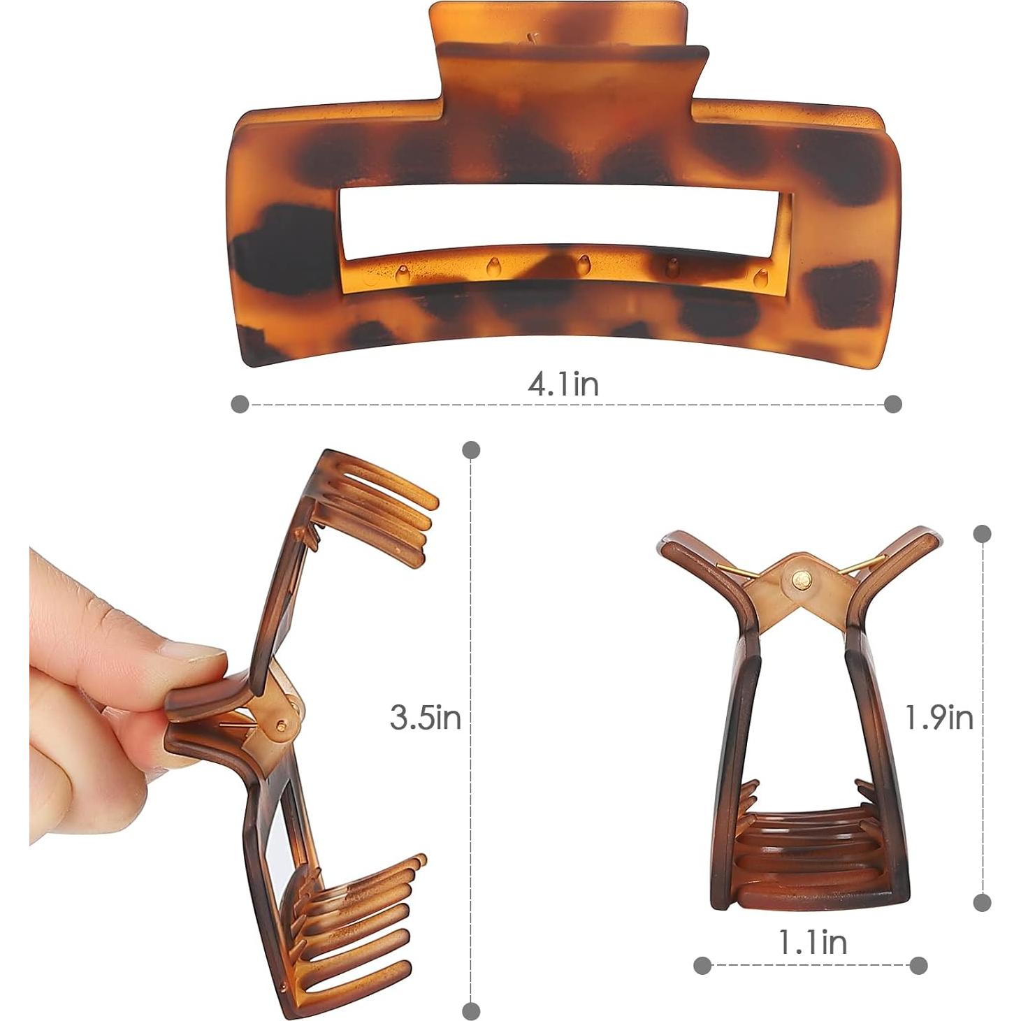 Paquete de 15 Clips de Pelo Grande Luraseea 10.41 cm Antideslizante